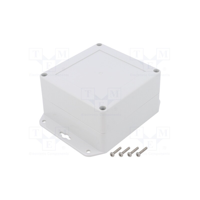 1 pcs x KRADEX - ZP105.105.60UJH TM ABS - Enclosure: multipurpose, X: 105mm, Y: 105mm, Z: 60mm, ZP, ABS, gasket