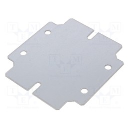 1 pcs x RITTAL - 1560700 - Mounting plate, steel, Plating: zinc