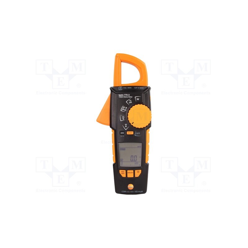 1 pcs x TESTO - TESTO 770-3 0590 7703 - Meter: multifunction, digital,pincers type, I DC: 100mA÷600A