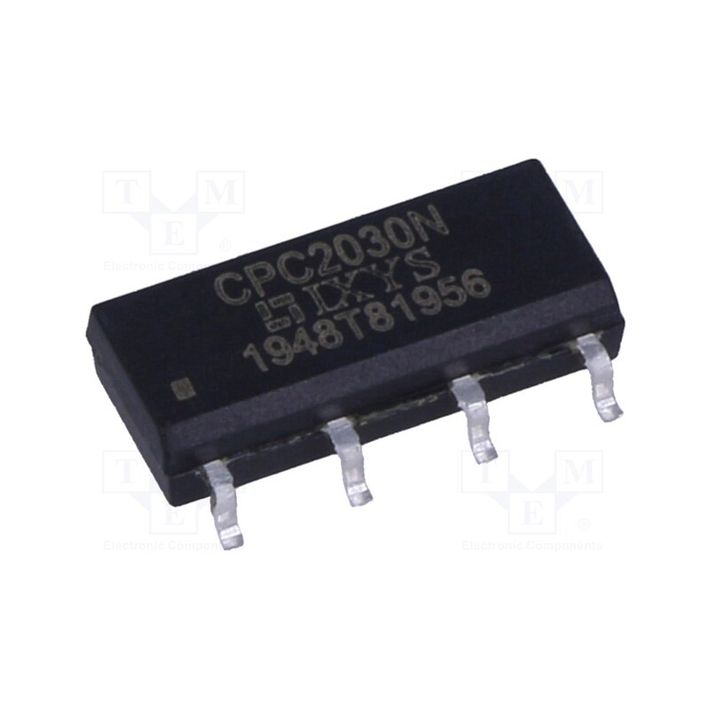 1 pcs x IXYS - CPC2030N - Relay: solid state, SPST-NO x2, Icntrl max: 50mA, 120mA, 30Ω, SMT