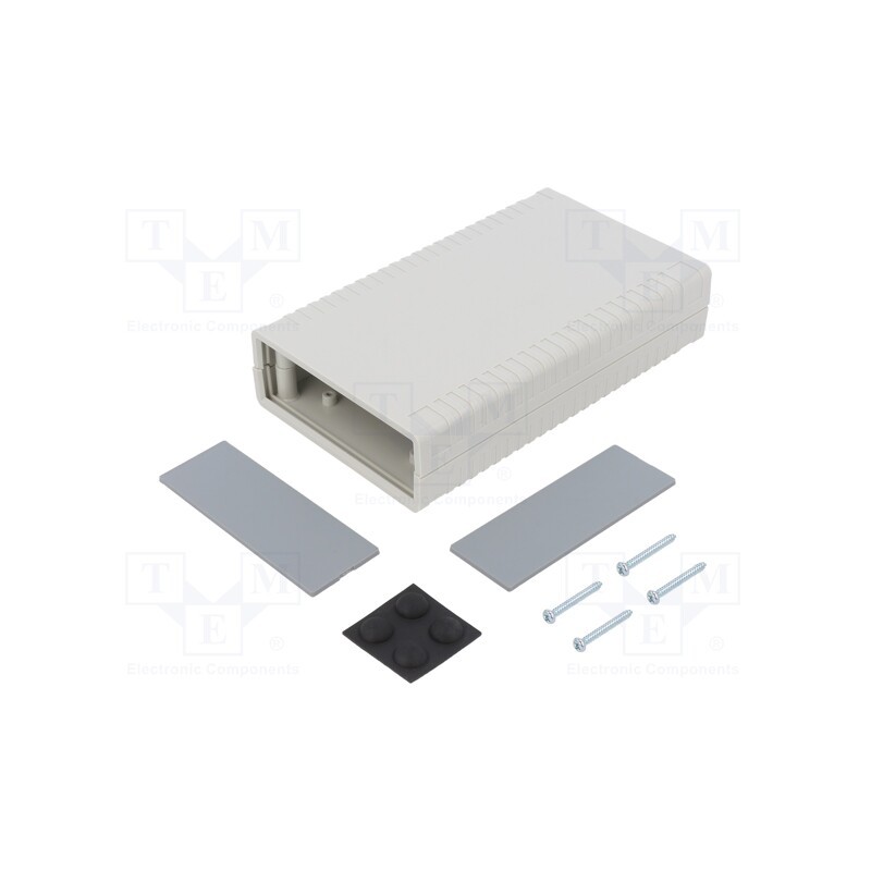 1 pcs x GAINTA - G760 - Enclosure: with panel, X: 95mm, Y: 158mm, Z: 36mm, ABS, light grey