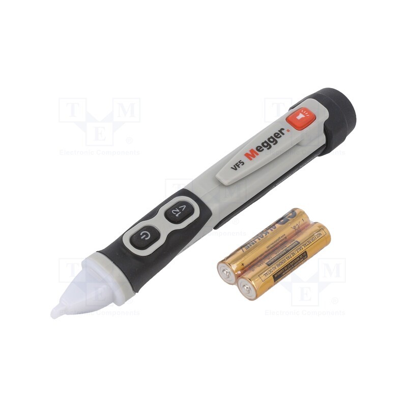 1 set x MEGGER - 1013-098 - Tester: non-contact voltage detector, 12÷1000VAC, 50/60Hz, IP67