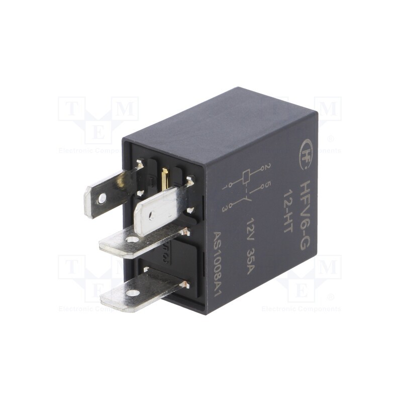 1 pcs x HONGFA RELAY - HFV6-G/12-HT - Relay: electromagnetic, SPST-NO, Ucoil: 12VDC, 35A, automotive