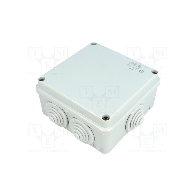 1 pcs x ABB - 816 - Enclosure: junction box, X: 100mm, Y: 100mm, Z: 50mm, wall mount
