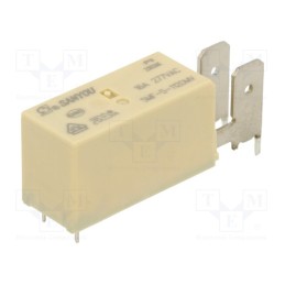 1 pcs x SANYOU - SMF-S-112DMV - Relay: electromagnetic, SPST-NO, Ucoil: 12VDC, Icontacts max: 16A