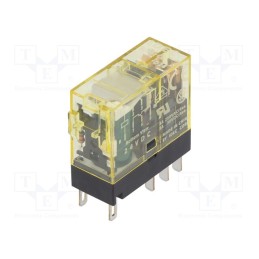 1 pcs x IDEC - RJ2S-CL-D24 - Relay: electromagnetic, DPDT, Ucoil: 24VDC, Icontacts max: 8A