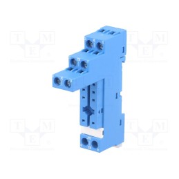 1 pcs x FINDER - 95.75SMA - Socket, PIN: 8, 10A, 250VAC, for DIN rail mounting, -40÷70°C