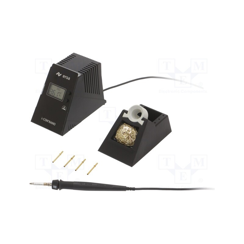 1 pcs x ERSA - 0IC1205A - Soldering station, Station power: 80W, 150÷450°C, ESD