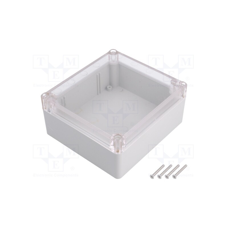1 pcs x KRADEX - Z59JPH TM ABS - Enclosure: multipurpose, X: 115mm, Y: 125mm, Z: 58mm, ABS, grey, IP65