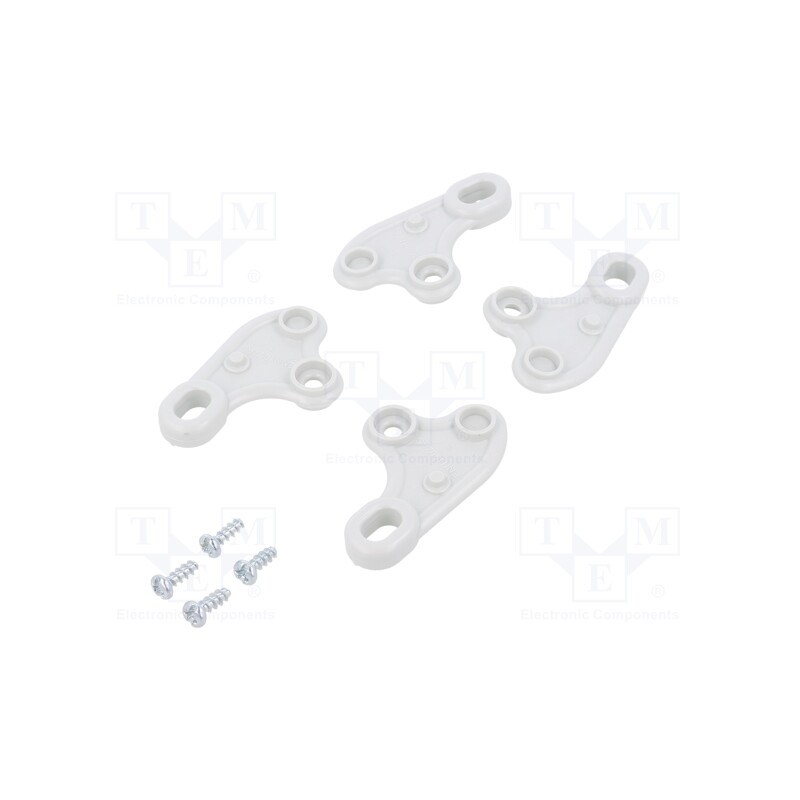 1 set x SCHNEIDER ELECTRIC - NSYAEFTB - Set of clips, Thalassa TBP,Thalassa TBS, 4pcs.