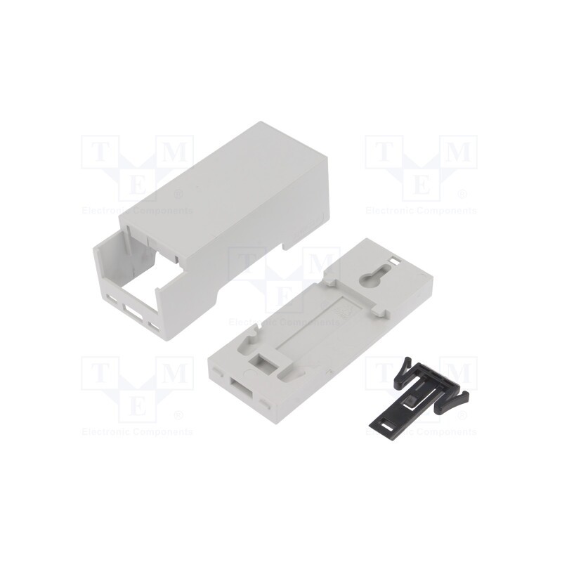 1 pcs x ITALTRONIC - 35.0212000.BL - Enclosure: for DIN rail mounting, Y: 90mm, X: 36.1mm, Z: 32mm, grey