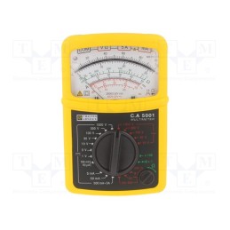1 pcs x CHAUVIN ARNOUX - C.A 5001 - Analogue multimeter, Features: blown fuse indicator, IP40