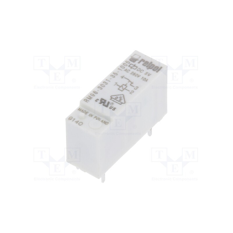 1 pcs x RELPOL - RM96-3031-35-1005 - Relay: electromagnetic, SPST-NC, Ucoil: 5VDC, 8A, 8A/250VAC, PCB