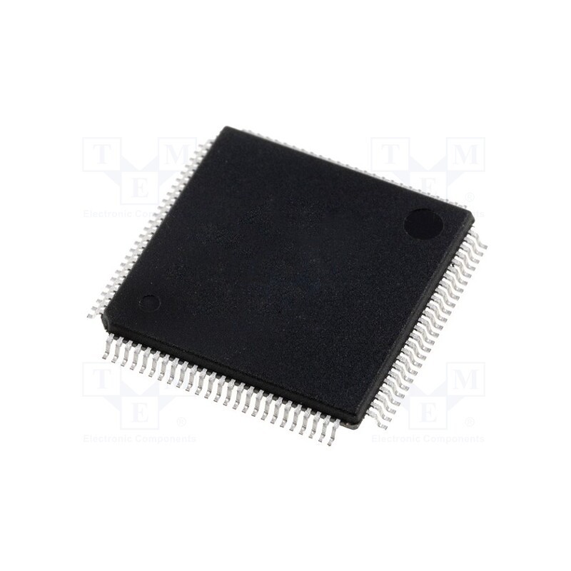 1 pcs x MICROCHIP TECHNOLOGY - ATSAM4CMS32CA-AU - IC: ARM microcontroller, LQFP100, 1.62÷3.6VDC, Ext.inter: 52