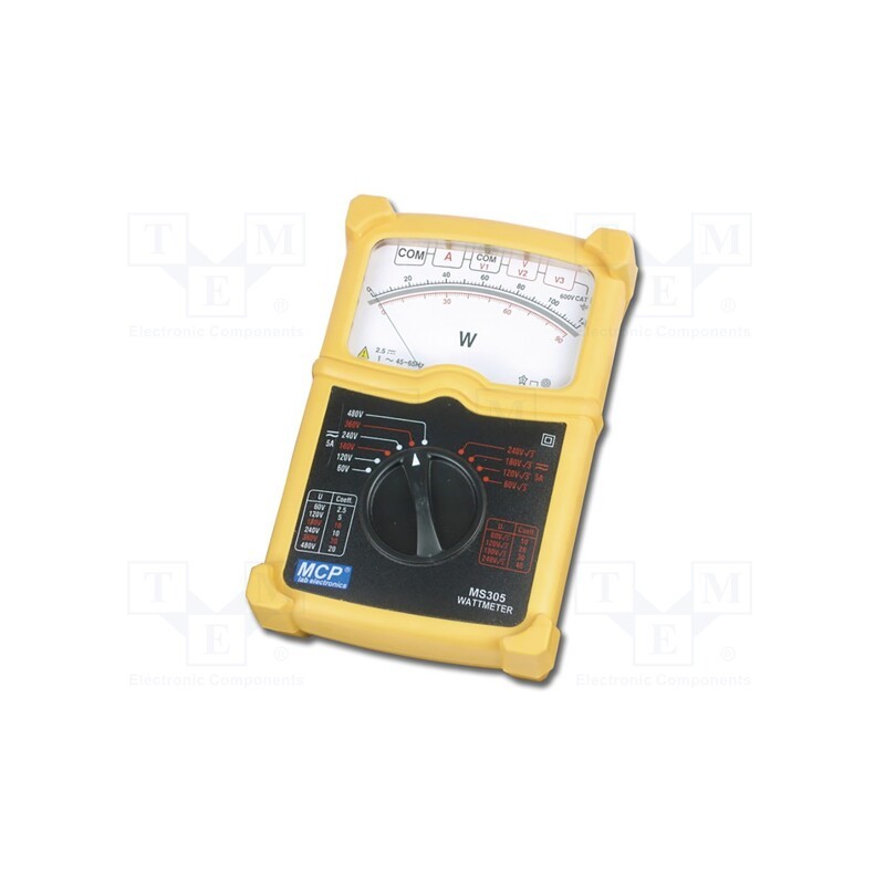 1 pcs x MCP - MS305 - Meter: power, single-phase,three-phase, analogue, 15÷500Hz