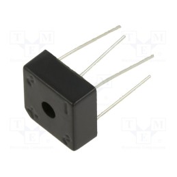 3 pcs x DC COMPONENTS - BR38 - Bridge rectifier: single-phase, Urmax: 800V, If: 3A, Ifsm: 50A, BR-3