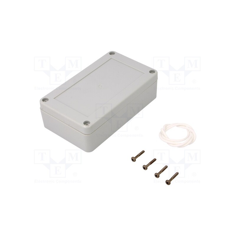 1 pcs x KRADEX - ZP125.75.37JH TM ABS - Enclosure: multipurpose, X: 75mm, Y: 125mm, Z: 37mm, ZP, ABS, gasket