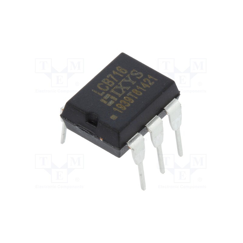 1 pcs x IXYS - LCB716 - Relay: solid state, SPST-NC, Icntrl max: 50mA, 500mA, max.60VAC