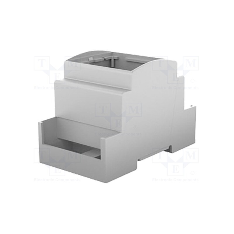 1 pcs x ITALTRONIC - 25.0304000.BL - Enclosure: for DIN rail mounting, Y: 90.5mm, X: 53.5mm, Z: 62mm