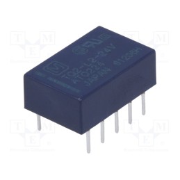 1 pcs x PANASONIC - TQ2-L2-24V - Relay: electromagnetic, DPDT, Ucoil: 24VDC, Icontacts max: 2A, PCB