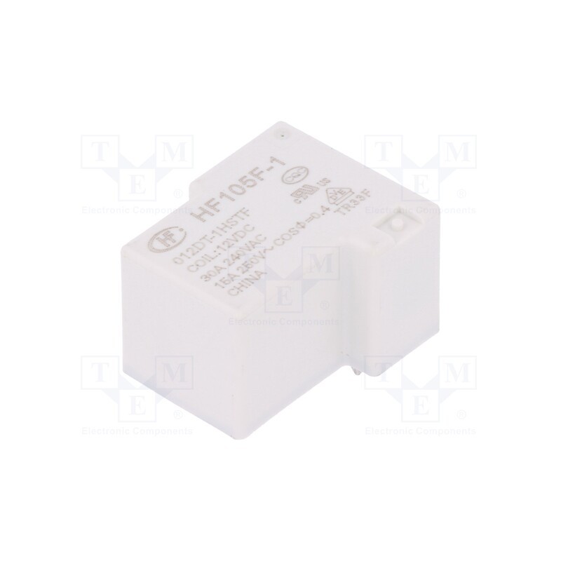 1 pcs x HONGFA RELAY - HF105F-1/012DT-1HSTF - Relay: electromagnetic, SPST-NO, Ucoil: 12VDC, 40A, Ucoil min: 9VDC