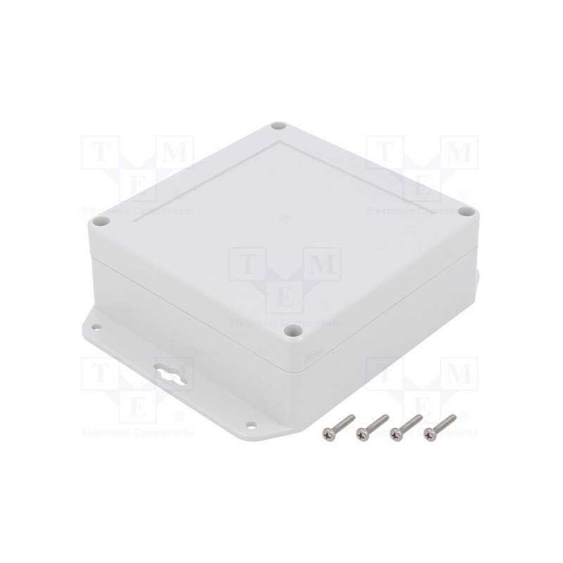 1 pcs x KRADEX - ZP120.120.45UJH TM ABS - Enclosure: multipurpose, X: 120mm, Y: 120mm, Z: 45mm, ZP, ABS, gasket
