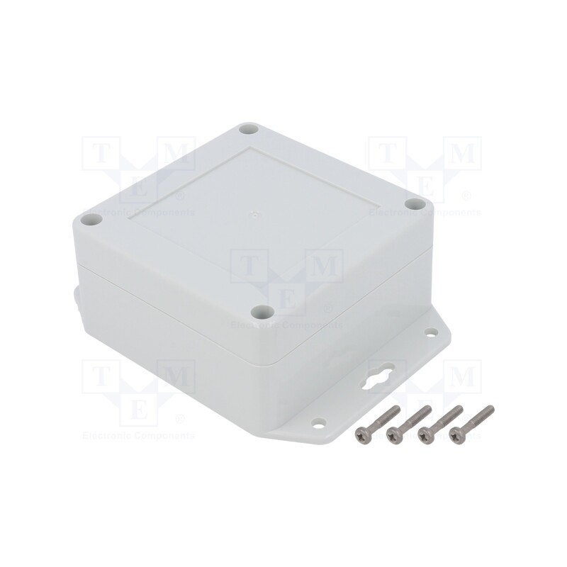 1 pcs x KRADEX - ZP90.90.45UJH TM PC - Enclosure: multipurpose, X: 90mm, Y: 90mm, Z: 45mm, ZP, polycarbonate