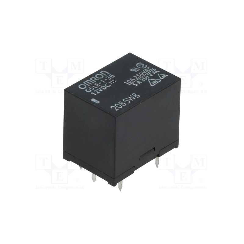 1 pcs x OMRON OCB - G5LE-1-36 12VDC - Relay: electromagnetic, SPDT, Ucoil: 12VDC, Icontacts max: 10A