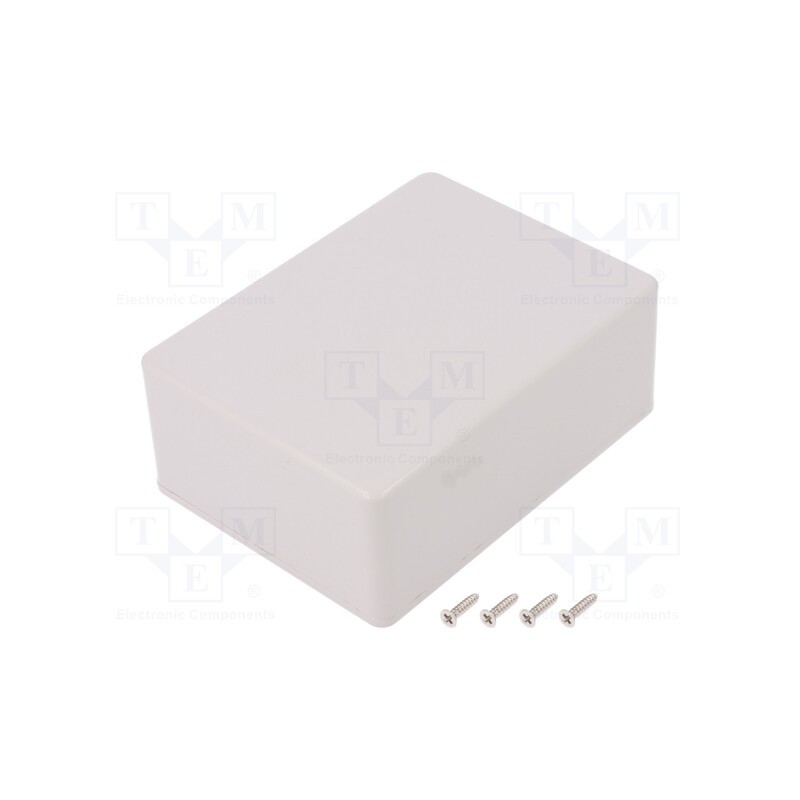 1 pcs x HAMMOND - 1591SSGY - Enclosure: multipurpose, X: 82mm, Y: 110mm, Z: 44mm, 1591S, ABS, grey