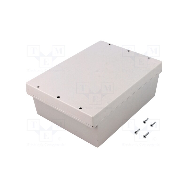 1 pcs x KRADEX - Z46AJH ABS - Enclosure: multipurpose, X: 144mm, Y: 198mm, Z: 73mm, ABS, grey, IP65
