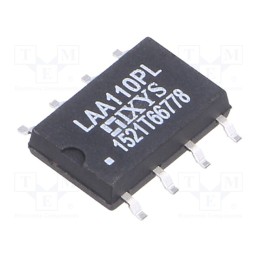 1 pcs x IXYS - LAA110PL - Relay: solid state, SPST-NO x2, Icntrl max: 50mA, 120mA, 35Ω, SMT