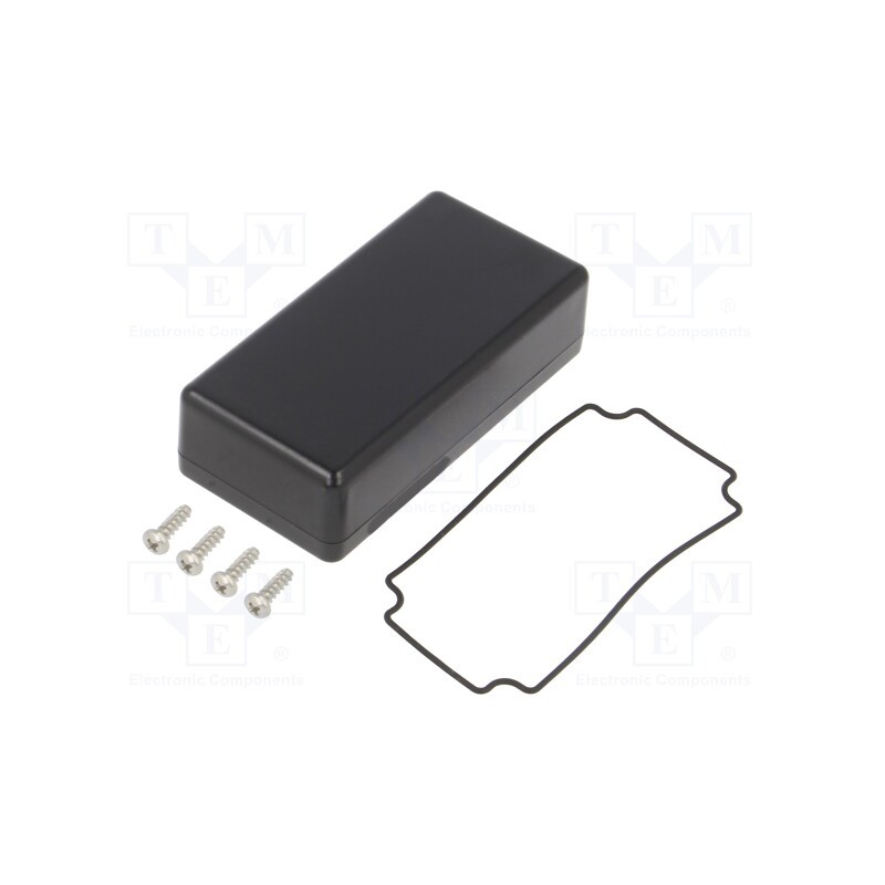 1 pcs x HAMMOND - 1551WKBK - Enclosure: multipurpose, X: 40mm, Y: 80mm, Z: 22mm, 1551W, black