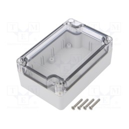 1 pcs x KRADEX - Z128SJP TM ABS-PC - Enclosure: multipurpose, X: 70mm, Y: 105mm, Z: 40mm, ABS, grey, IP67