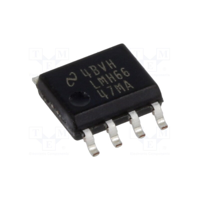 1 pcs x TEXAS INSTRUMENTS - LMH6647MA/NOPB - IC: operational amplifier, 55MHz, 2.5÷12V, Ch: 1, SO8