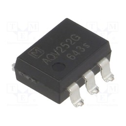 1 pcs x PANASONIC - AQV252GA - Relay: solid state, Icntrl max: 3mA, 2500mA, max.60VAC, max.60VDC