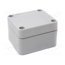 1 pcs x SUPERTRONIC - PP074G-S - Enclosure: multipurpose, X: 60mm, Y: 65mm, Z: 40mm, BOXELEC, ABS, grey