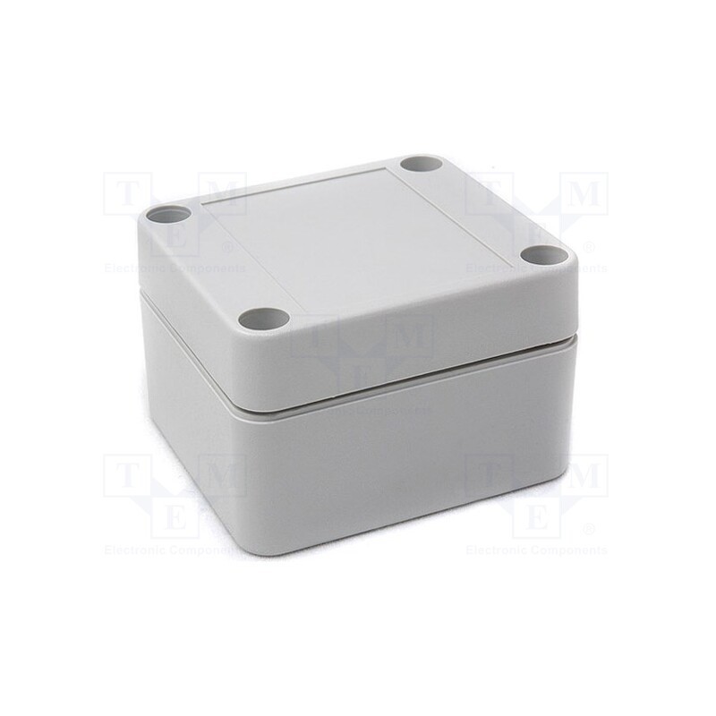 1 pcs x SUPERTRONIC - PP074G-S - Enclosure: multipurpose, X: 60mm, Y: 65mm, Z: 40mm, BOXELEC, ABS, grey