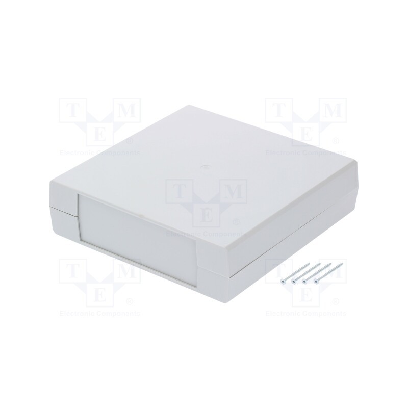 1 pcs x KRADEX - Z26J - Enclosure: with panel, X: 219mm, Y: 221mm, Z: 60mm, polystyrene, grey