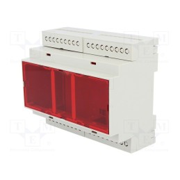 1 pcs x GAINTA - D6MG-IRC - Enclosure: for DIN rail mounting, Y: 90.2mm, X: 106.25mm, Z: 57.5mm