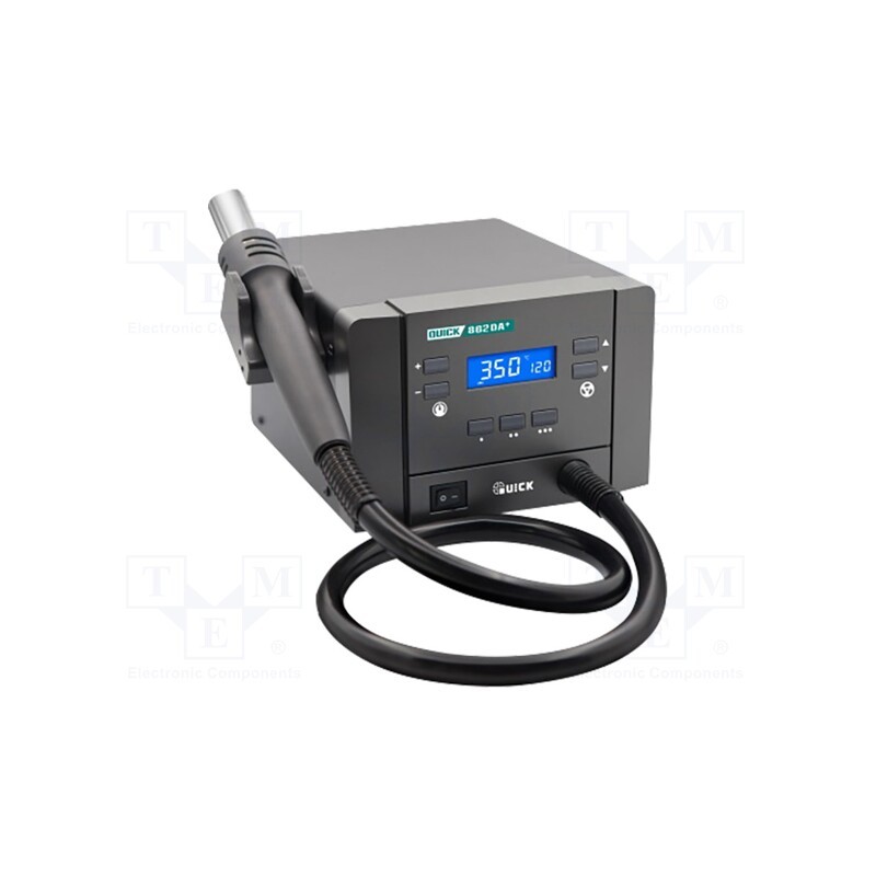 1 pcs x QUICK - QUICK 862DA+ - Hot air soldering station, digital,with push-buttons, 1000W