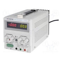 1 pcs x GW INSTEK - GPS-3030DD - Power supply: laboratory, single-channel,linear, 0÷30VDC, 0÷3A