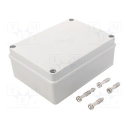 1 pcs x PAWBOL - S-BOX 416 - Enclosure: multipurpose, X: 140mm, Y: 190mm, Z: 70mm, grey, IP65