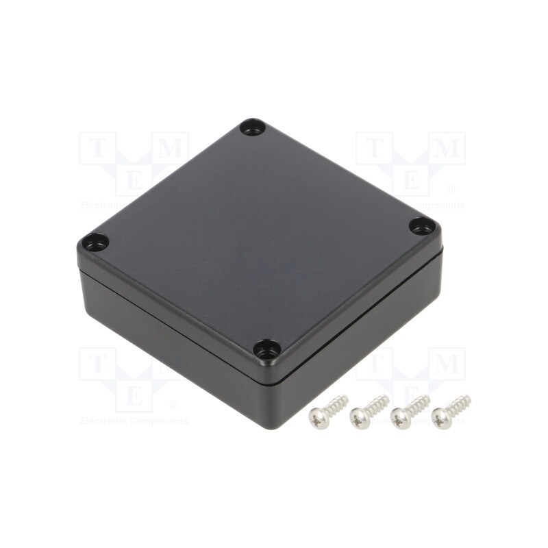 1 pcs x HAMMOND - 1551WTBK - Enclosure: multipurpose, X: 60mm, Y: 60mm, Z: 22mm, 1551W, black