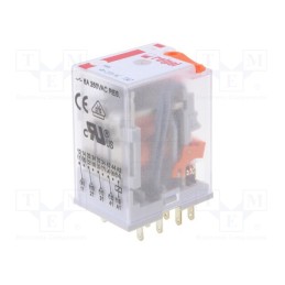 1 pcs x RELPOL - R4N-2014-23-1006-WTL - Relay: electromagnetic, 4PDT, Ucoil: 6VDC, Icontacts max: 6A, 0.9W