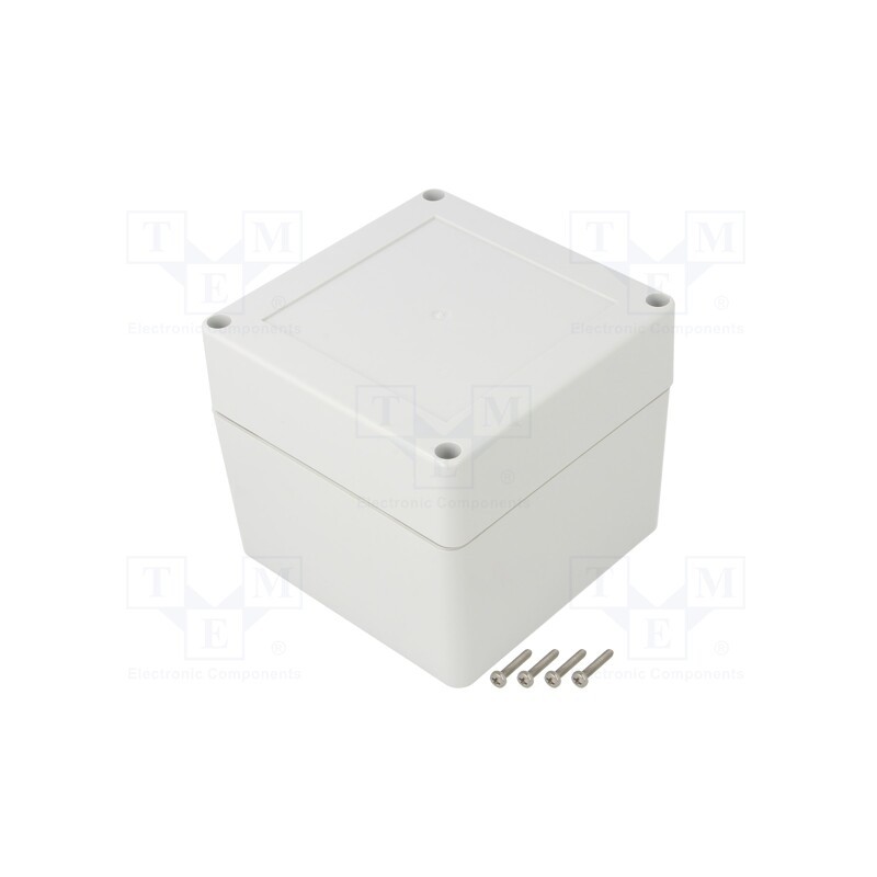 1 pcs x KRADEX - ZP105.105.90JH TM ABS - Enclosure: multipurpose, X: 105mm, Y: 105mm, Z: 90mm, ZP, ABS, gasket