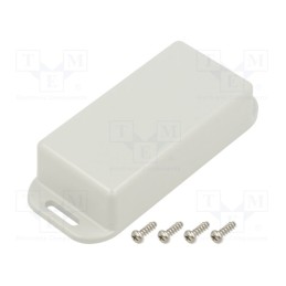 1 pcs x HAMMOND - 1551WKFLGY - Enclosure: multipurpose, X: 40mm, Y: 80mm, Z: 22mm, with fixing lugs