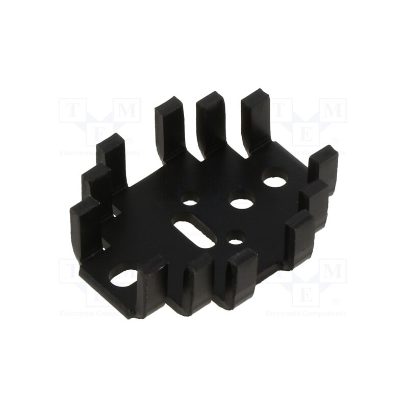1 pcs x FISCHER ELEKTRONIK - FK 208 SA-L - Heatsink: extruded, U, black, L: 41.3mm, W: 33mm, H: 12.7mm, 14K/W