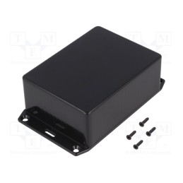1 pcs x HAMMOND - 1591SSFLBK - Enclosure: multipurpose, X: 82mm, Y: 110mm, Z: 44mm, 1591S, ABS, black