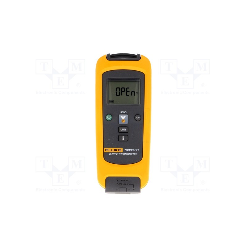 1 pcs x FLUKE - FLUKE T3000FC - Meter: temperature, digital, LCD, 3,5 digit, -200÷1372°C, IP42