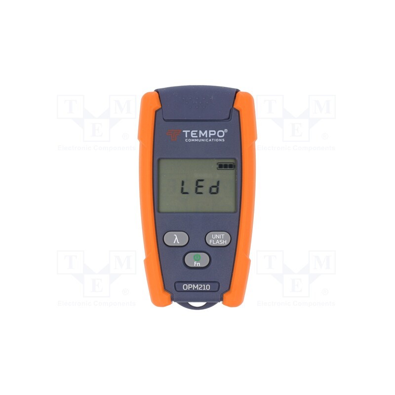 1 pcs x TEMPO - OPM210 - Meter: optical power, LCD, Range: -70÷.10dBm, Meas.accur: ±0.25 dB